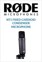 Rode NT1 condenser microphone